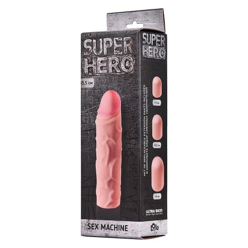 Фаллоудлинитель SUPER HERO Sex Machine - 15,5 см. в Пятигорске