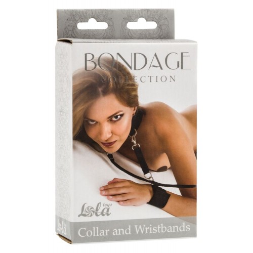 Ошейник с наручниками Bondage Collection Collar and Wristbands One Size в Пятигорске
