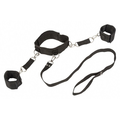 Ошейник с наручниками Bondage Collection Collar and Wristbands One Size в Пятигорске
